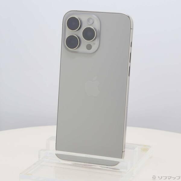 〔中古〕Apple(アップル) iPhone15 Pro Max 256GB ナチュラルチタニウム MU6R3J／A SIMフリー〔258-ud〕 | 