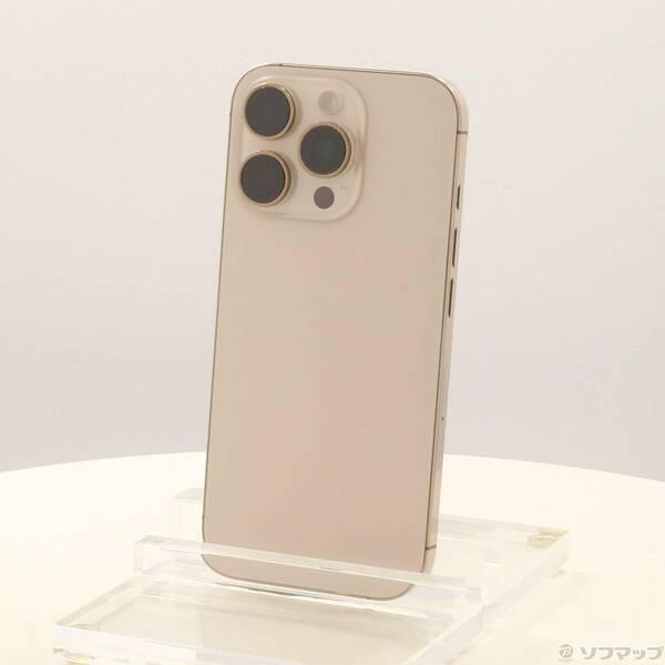 〔中古〕Apple(アップル) iPhone16 Pro 256GB デザートチタニウム MYN23J／A SIMフリー〔295-ud〕 | 