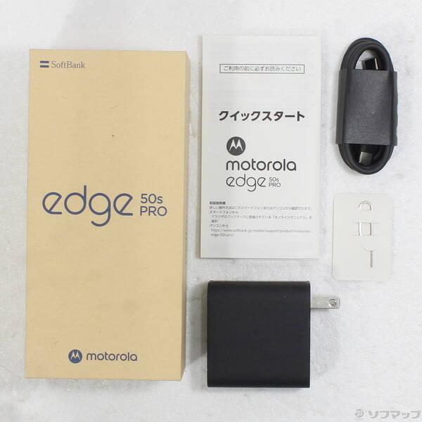 〔中古〕Motorola(モトローラ) motorola edge 50s pro 256GB ブラックビューティー MOSAH1 Softbank SIMフリー〔348-ud〕 |  | 04