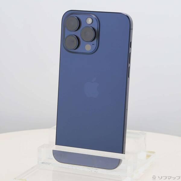 〔中古〕Apple(アップル) iPhone15 Pro Max 1TB ブルーチタニウム MU723J／A SIMフリー〔377-ud〕 | 