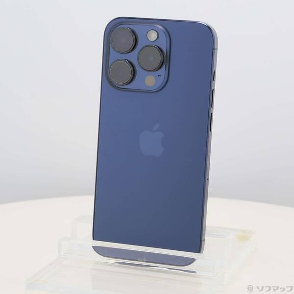 〔中古〕Apple(アップル) iPhone15 Pro 128GB ブルーチタニウム MTUA3J／A SIMフリー〔258-ud〕 | 