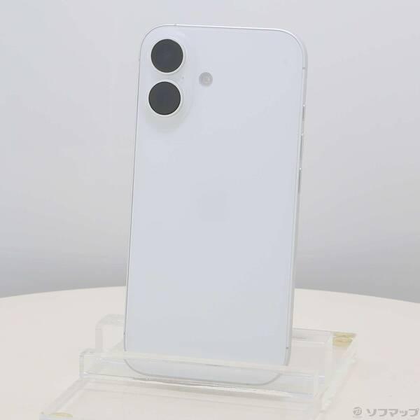 〔中古〕Apple(アップル) iPhone16 128GB ホワイト MYDR3J／A SIMフリー〔198-ud〕 | 
