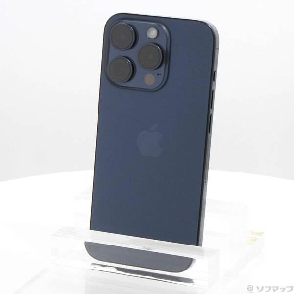 〔中古〕Apple(アップル) iPhone15 Pro 256GB ブルーチタニウム MTUG3J／A SIMフリー〔344-ud〕 | 