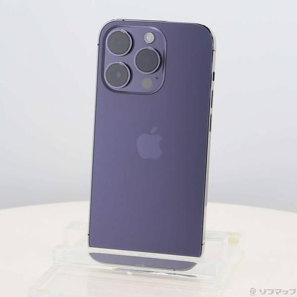 〔中古〕Apple(アップル) iPhone14 Pro 512GB ディープパープル MQ283J／A SIMフリー〔368-ud〕 | 