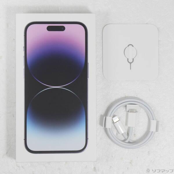 〔中古〕Apple(アップル) iPhone14 Pro 512GB ディープパープル MQ283J／A SIMフリー〔368-ud〕 |  | 04