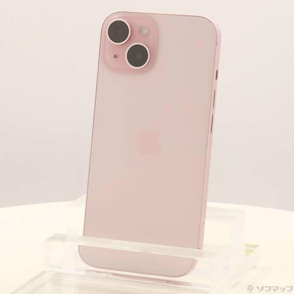 〔中古〕Apple(アップル) iPhone15 128GB ピンク MTMJ3J／A SIMフリー〔269-ud〕 | 