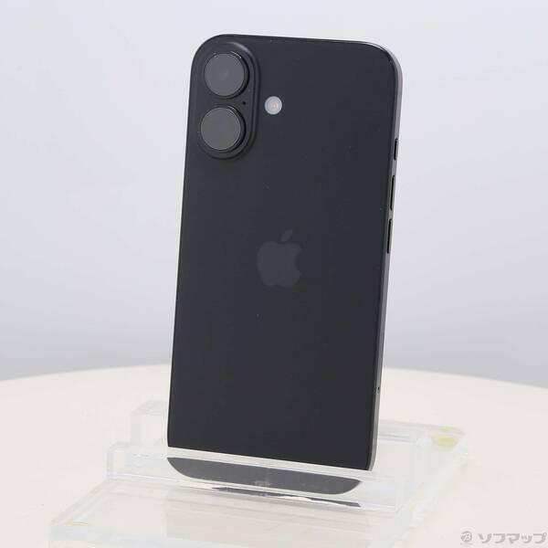 〔中古〕Apple(アップル) iPhone16 128GB ブラック MYDQ3J／A SIMフリー〔295-ud〕 | 