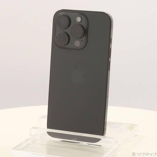 〔中古〕Apple(アップル) iPhone15 Pro 256GB ブラックチタニウム MTUC3J／A SIMフリー〔295-ud〕 | 