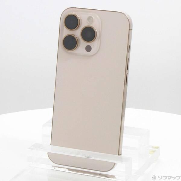 〔中古〕Apple(アップル) iPhone16 Pro 256GB デザートチタニウム MYN23J／A SIMフリー〔344-ud〕 | 