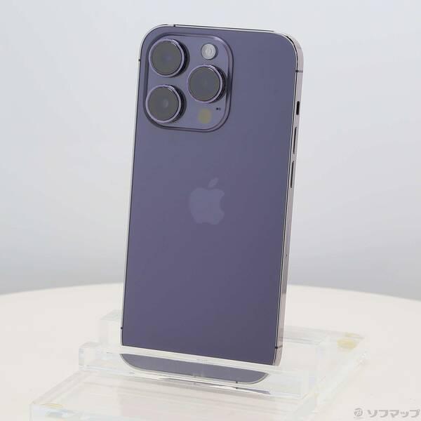 〔中古〕Apple(アップル) iPhone14 Pro 256GB ディープパープル MQ1E3J／A SIMフリー〔295-ud〕 | 
