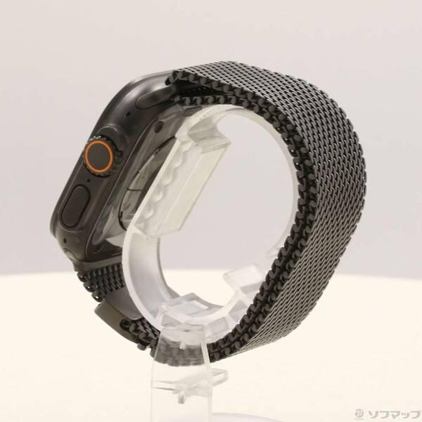 〔中古〕Apple(アップル) Apple Watch Ultra 2 GPS + Cellular 49mm ブラックチタニウムケース ブラックチタニウムミラネーゼループ〔262-ud〕 |  | 01