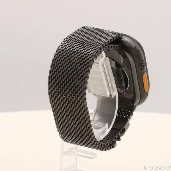 〔中古〕Apple(アップル) Apple Watch Ultra 2 GPS + Cellular 49mm ブラックチタニウムケース ブラックチタニウムミラネーゼループ〔262-ud〕 |  | 02