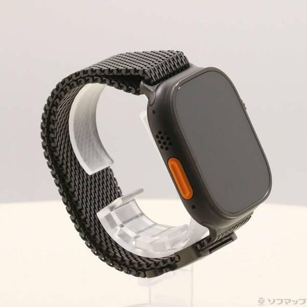 〔中古〕Apple(アップル) Apple Watch Ultra 2 GPS + Cellular 49mm ブラックチタニウムケース ブラックチタニウムミラネーゼループ〔262-ud〕 |  | 03