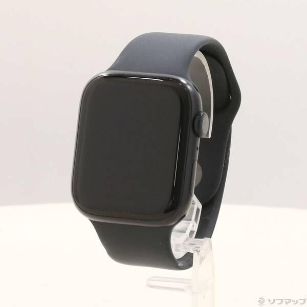 〔中古〕Apple(アップル) Apple Watch Series 9 GPS 45mm ミッドナイトアルミニウムケース ミッドナイトスポーツバンド〔297-ud〕 | 