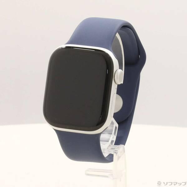 〔中古〕Apple(アップル) Apple Watch Series 10 GPS 42mm シルバーアルミニウムケース デニムスポーツバンド〔276-ud〕 | 