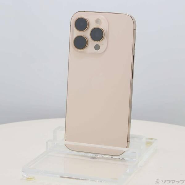 〔中古〕Apple(アップル) iPhone16 Pro 128GB デザートチタニウム MYMX3J／A SIMフリー〔368-ud〕 | 