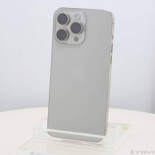 〔中古〕Apple(アップル) iPhone15 Pro Max 512GB ナチュラルチタニウム MU6W3J／A SIMフリー〔377-ud〕 | 