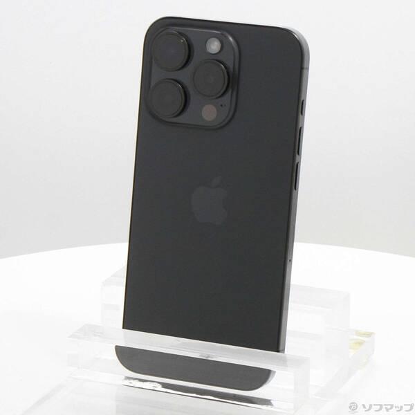 〔中古〕Apple(アップル) iPhone15 Pro 256GB ブラックチタニウム MTUC3J／A SIMフリー〔377-ud〕 | 