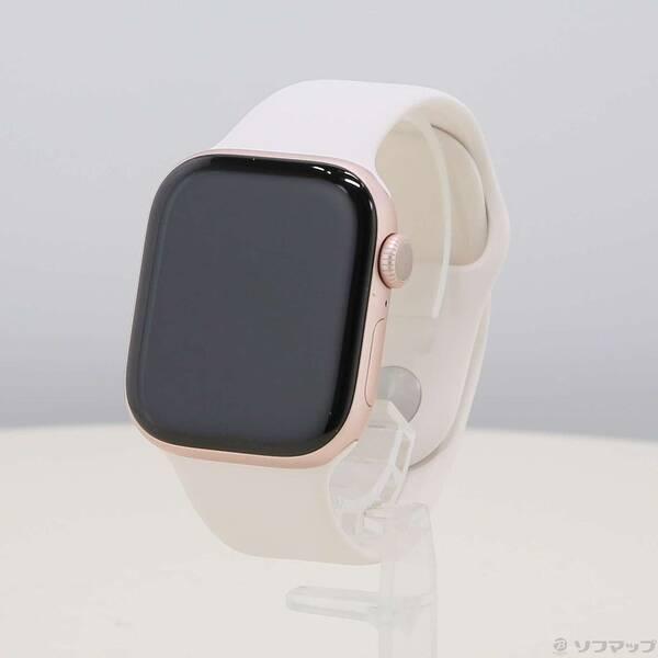 〔中古〕Apple(アップル) Apple Watch Series 11 GPS 42mm ローズゴールドアルミニウムケース ライトブラッシュスポーツバンド〔295-ud〕 | 