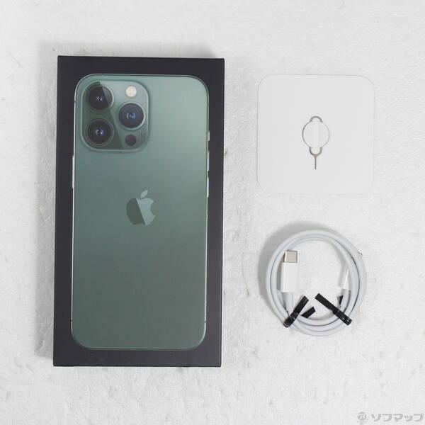 〔中古〕Apple(アップル) iPhone13 Pro 256GB アルパイングリーン MNDY3J／A SIMフリー〔276-ud〕 |  | 04