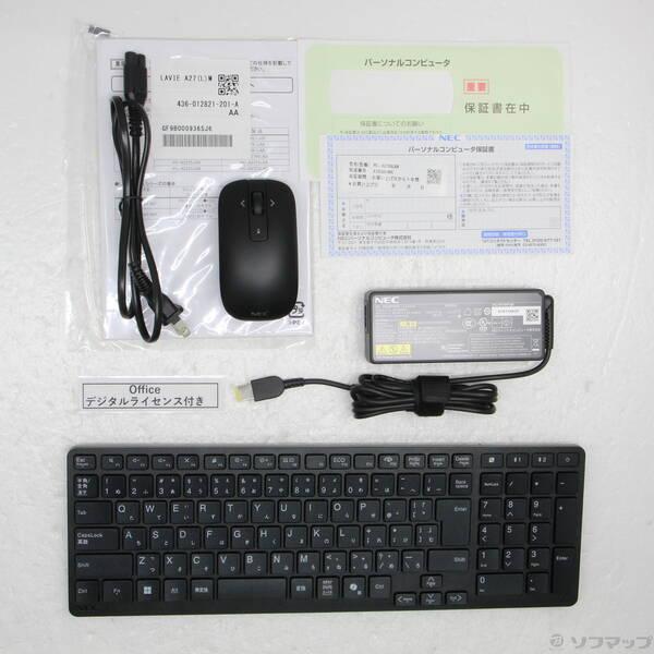 〔中古〕NEC(エヌイーシー) 〔展示品〕 LAVIE A27 PC-A2795LAB ファインブラック〔262-ud〕 |  | 04