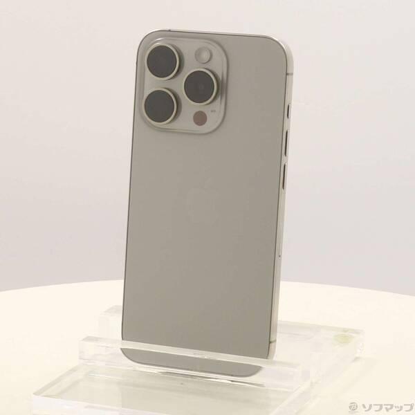 〔中古〕Apple(アップル) iPhone15 Pro 128GB ナチュラルチタニウム MTU93J／A SIMフリー〔377-ud〕 | 