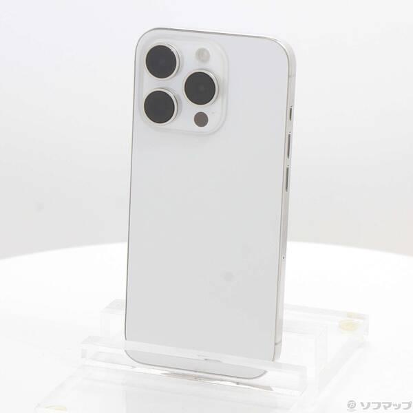 〔中古〕Apple(アップル) iPhone15 Pro 128GB ホワイトチタニウム MTU83J／A SIMフリー〔377-ud〕 | 