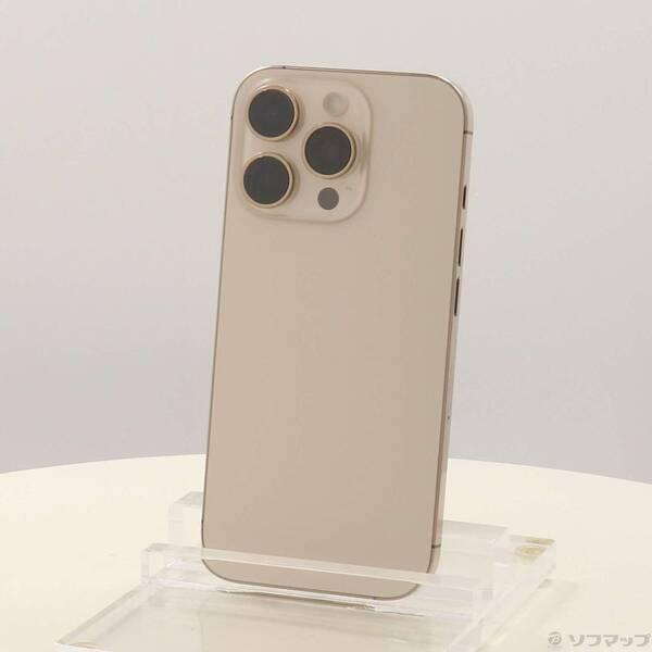 〔中古〕Apple(アップル) iPhone16 Pro 128GB デザートチタニウム MYMX3J／A SIMフリー〔305-ud〕 | 