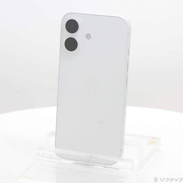 〔中古〕Apple(アップル) iPhone16 256GB ホワイト MYDX3J／A SIMフリー〔305-ud〕 | 