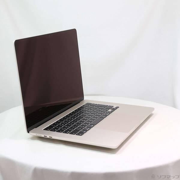 〔中古〕Apple(アップル) MacBook Air 15.3-inch Mid-2023 MQKV3J／A Apple M2 8コアCPU_10コアGPU 8GB SSD512GB スターライト 〔26.3 Tahoe〕〔377-ud〕 |  | 03