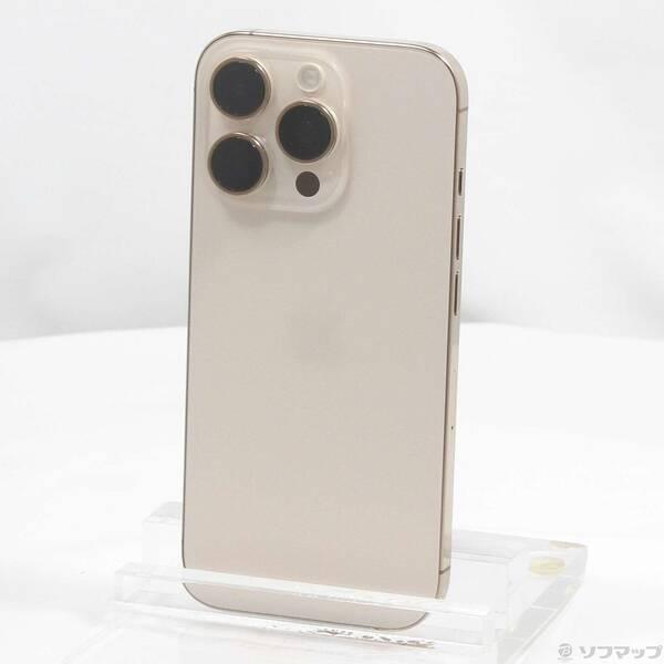 〔中古〕Apple(アップル) iPhone16 Pro 128GB デザートチタニウム MYMX3J／A SIMフリー〔352-ud〕 | 