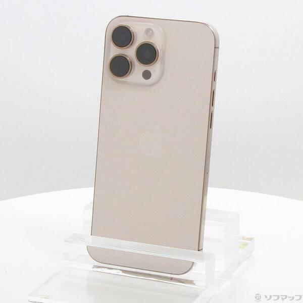 〔中古〕Apple(アップル) iPhone16 Pro Max 256GB デザートチタニウム MYWJ3J／A SIMフリー〔276-ud〕 | 