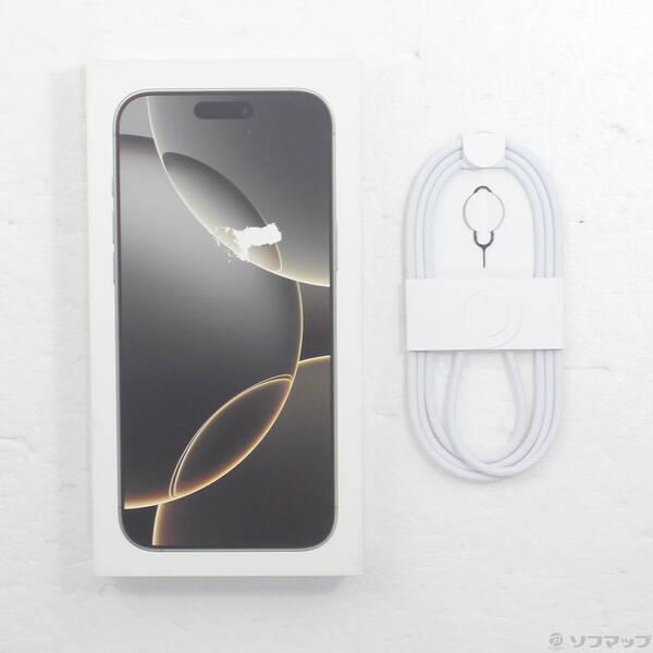 〔中古〕Apple(アップル) iPhone16 Pro Max 256GB ナチュラルチタニウム MYWK3J／A SIMフリー〔258-ud〕 |  | 04