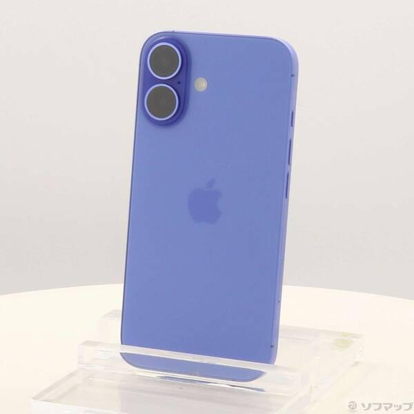 〔中古〕Apple(アップル) iPhone16 256GB ウルトラマリン MYE03J／A SIMフリー〔349-ud〕 | 