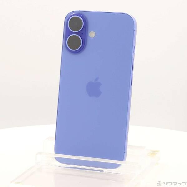 〔中古〕Apple(アップル) iPhone16 128GB ウルトラマリン MYDU3J／A SIMフリー〔198-ud〕 | 