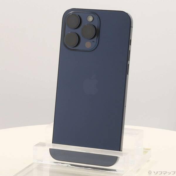 〔中古〕Apple(アップル) iPhone15 Pro Max 512GB ブルーチタニウム MU6X3J／A SIMフリー〔348-ud〕 | 