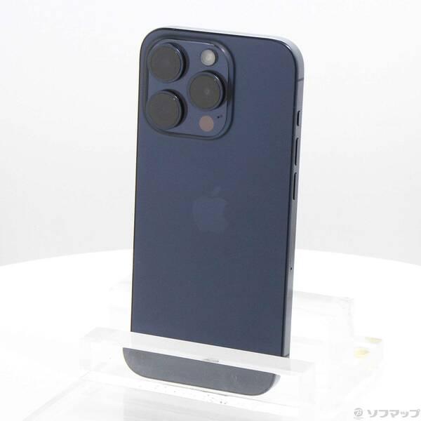 〔中古〕Apple(アップル) iPhone15 Pro 256GB ブルーチタニウム MTUG3J／A SIMフリー〔377-ud〕 | 