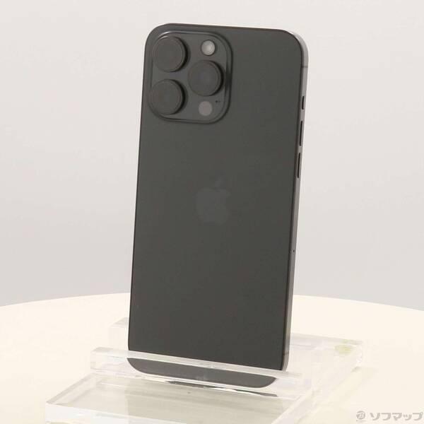 〔中古〕Apple(アップル) iPhone15 Pro Max 1TB ブラックチタニウム MU6Y3J／A SIMフリー〔368-ud〕 | 