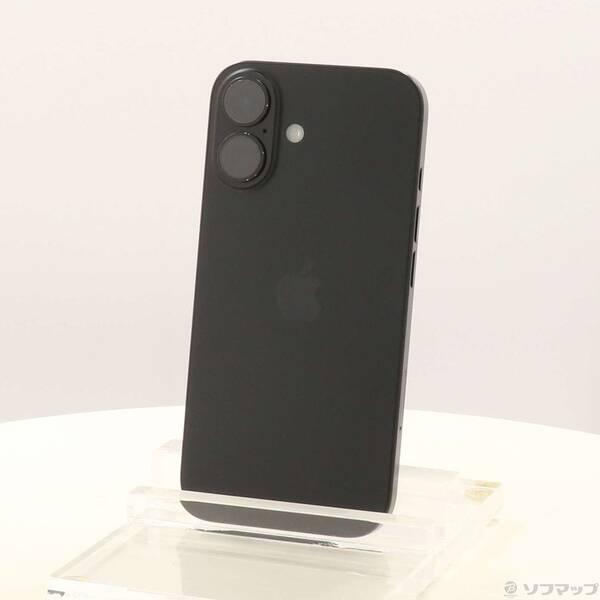 〔中古〕Apple(アップル) iPhone16 256GB ブラック MYDW3J／A SIMフリー〔269-ud〕 | 