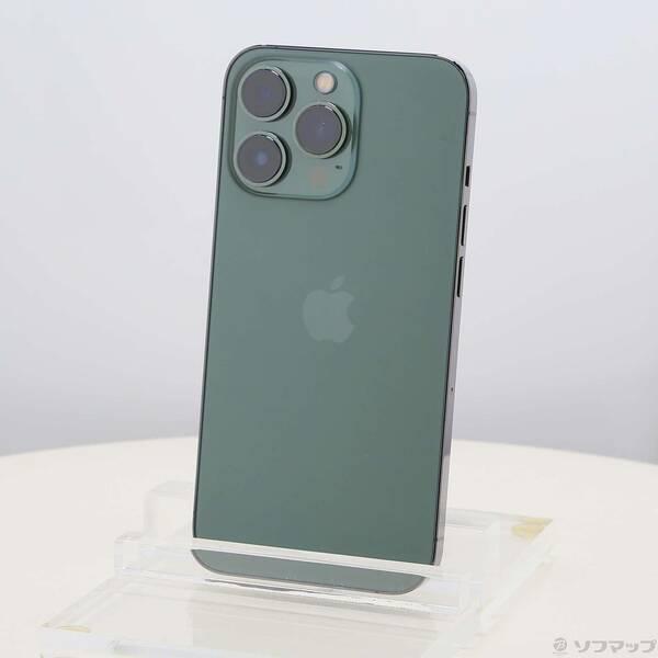 〔中古〕Apple(アップル) iPhone13 Pro 128GB アルパイングリーン MNDX3J／A SIMフリー〔276-ud〕 | 