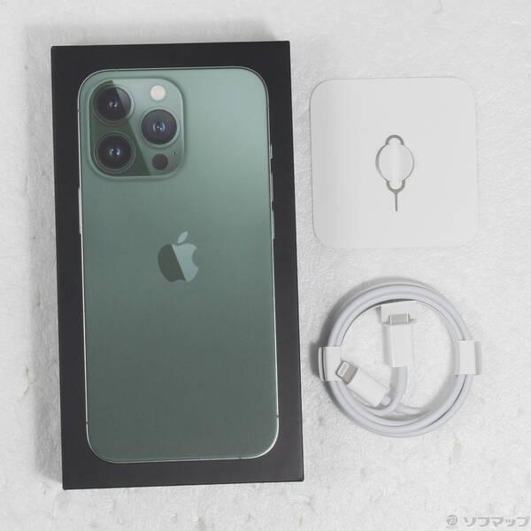 〔中古〕Apple(アップル) iPhone13 Pro 128GB アルパイングリーン MNDX3J／A SIMフリー〔276-ud〕 |  | 04