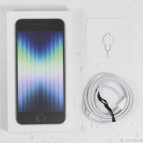〔中古〕Apple(アップル) iPhone SE 第3世代 64GB スターライト MMYD3J／A SIMフリー〔348-ud〕 |  | 04