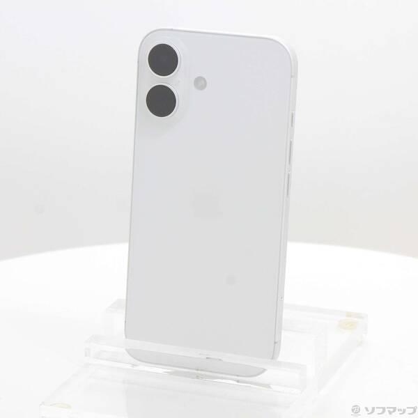 〔中古〕Apple(アップル) iPhone16 128GB ホワイト MYDR3J／A SIMフリー〔295-ud〕 | 