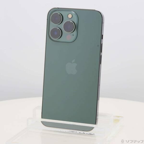 〔中古〕Apple(アップル) iPhone13 Pro 128GB アルパイングリーン MNDX3J／A SIMフリー〔377-ud〕 | 