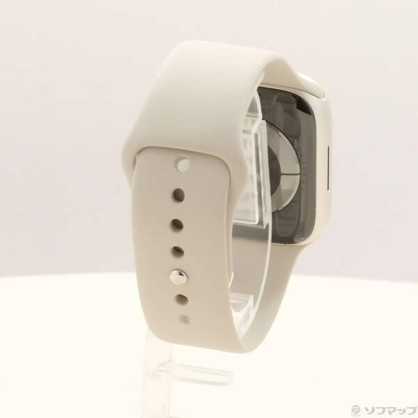 〔中古〕Apple(アップル) Apple Watch Series 9 GPS 45mm スターライトアルミニウムケース スターライトスポーツバンド〔258-ud〕 |  | 02