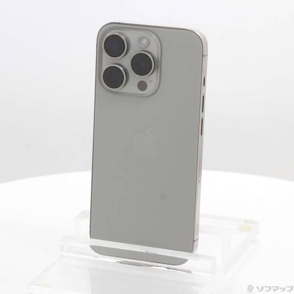 〔中古〕Apple(アップル) iPhone15 Pro 256GB ナチュラルチタニウム MTUF3J／A SIMフリー〔368-ud〕 | 