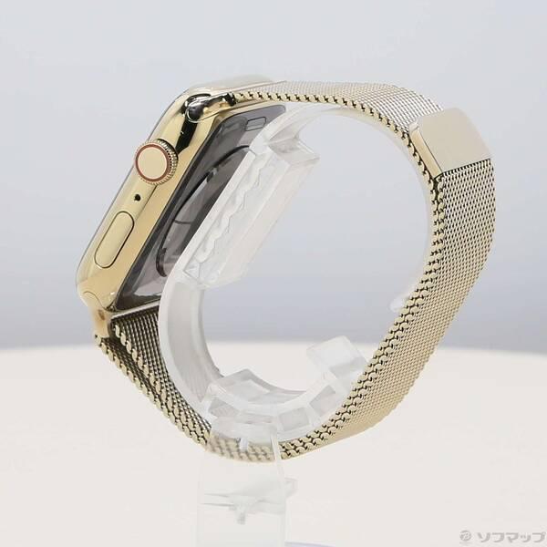 〔中古〕Apple(アップル) Apple Watch Series 8 GPS + Cellular 45mm ゴールドステンレススチールケース ゴールドミラネーゼループ〔269-ud〕 |  | 01