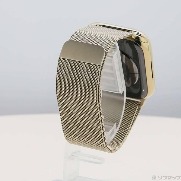 〔中古〕Apple(アップル) Apple Watch Series 8 GPS + Cellular 45mm ゴールドステンレススチールケース ゴールドミラネーゼループ〔269-ud〕 |  | 02