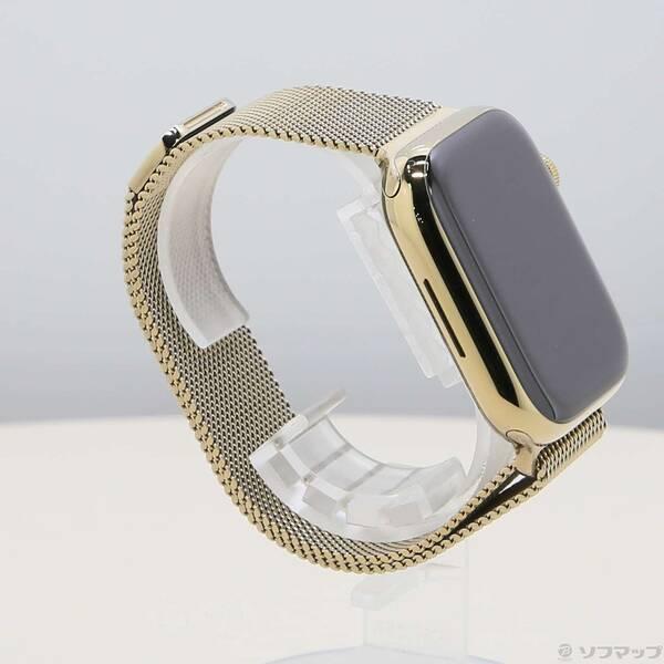 〔中古〕Apple(アップル) Apple Watch Series 8 GPS + Cellular 45mm ゴールドステンレススチールケース ゴールドミラネーゼループ〔269-ud〕 |  | 03