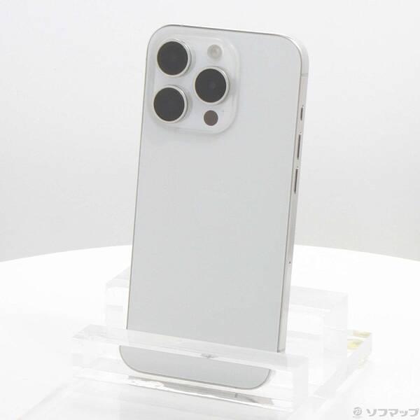 〔中古〕Apple(アップル) iPhone15 Pro 128GB ホワイトチタニウム MTU83J／A SIMフリー〔276-ud〕 | 